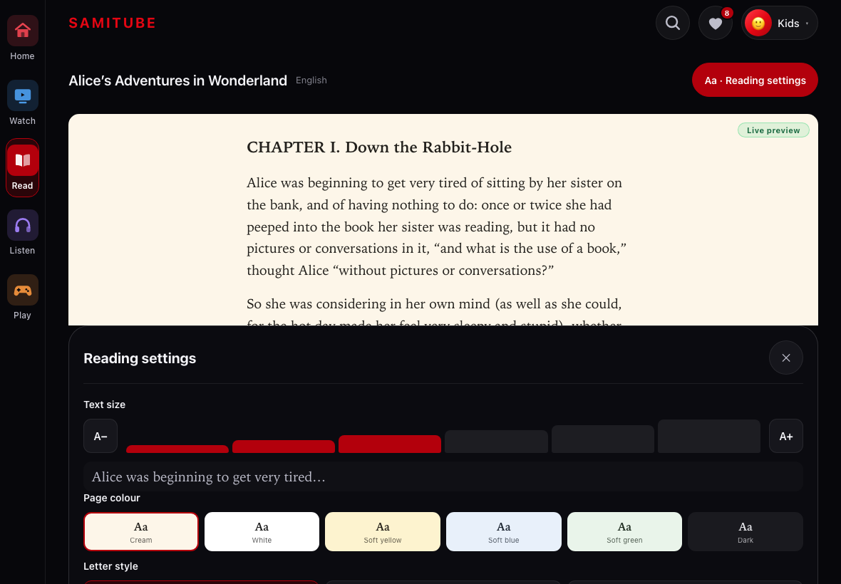 display screenshot