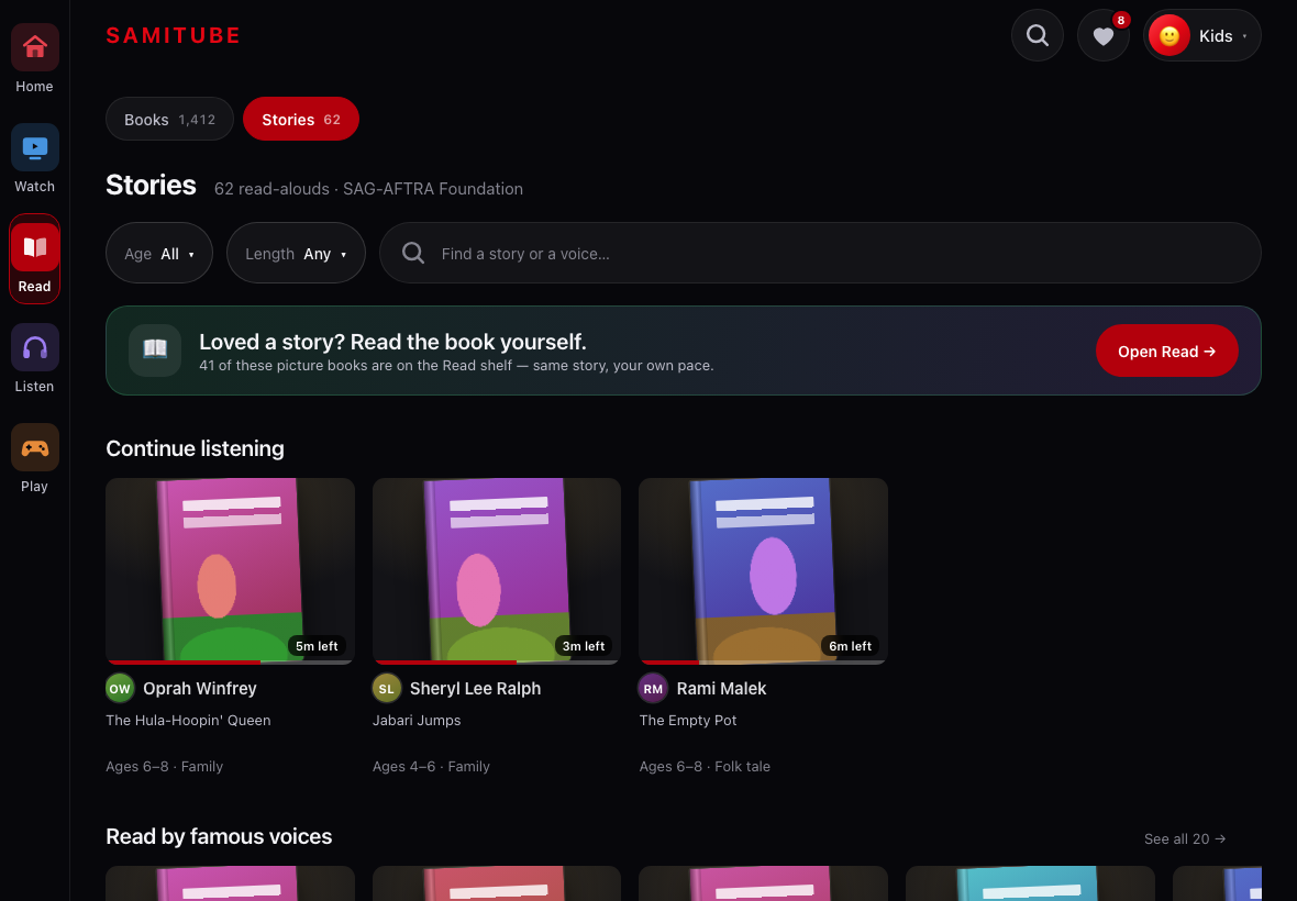 stories screenshot
