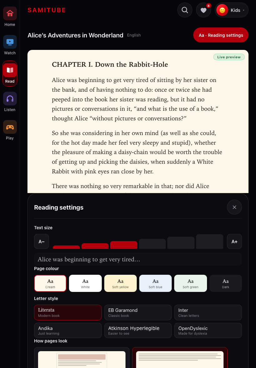 display screenshot
