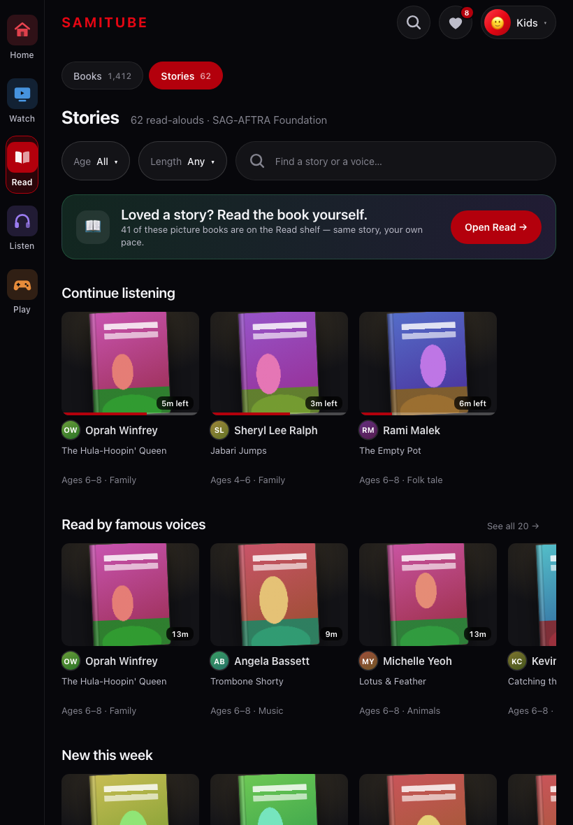 stories screenshot