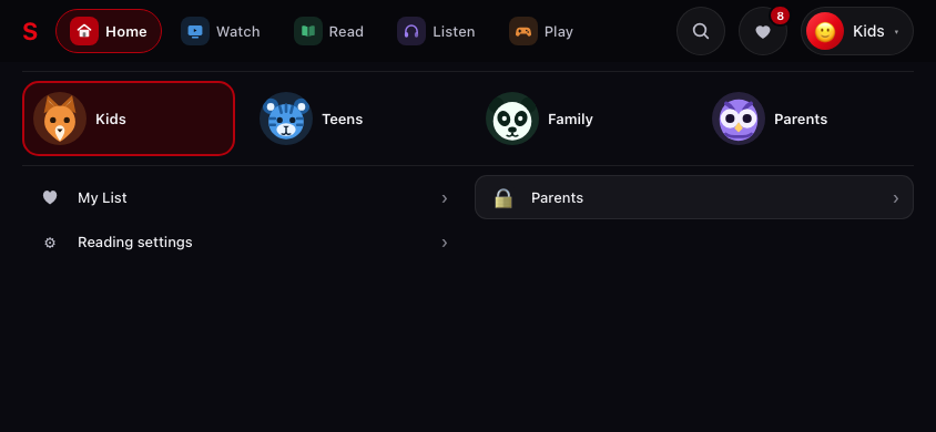 profile-switcher screenshot