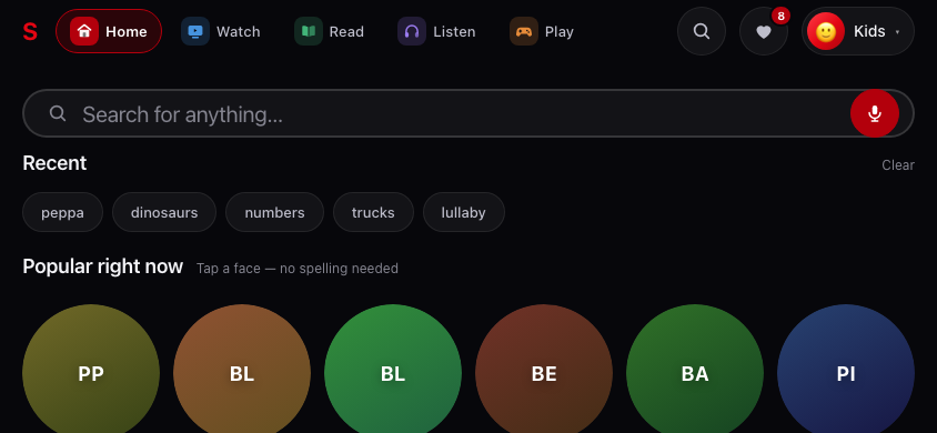 search-open screenshot