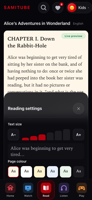 display screenshot