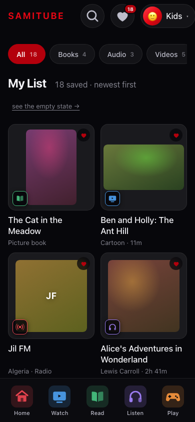 my-list screenshot
