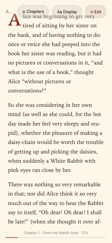 reader-fullscreen-chrome screenshot
