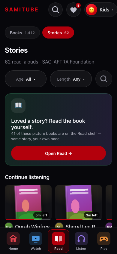 stories screenshot