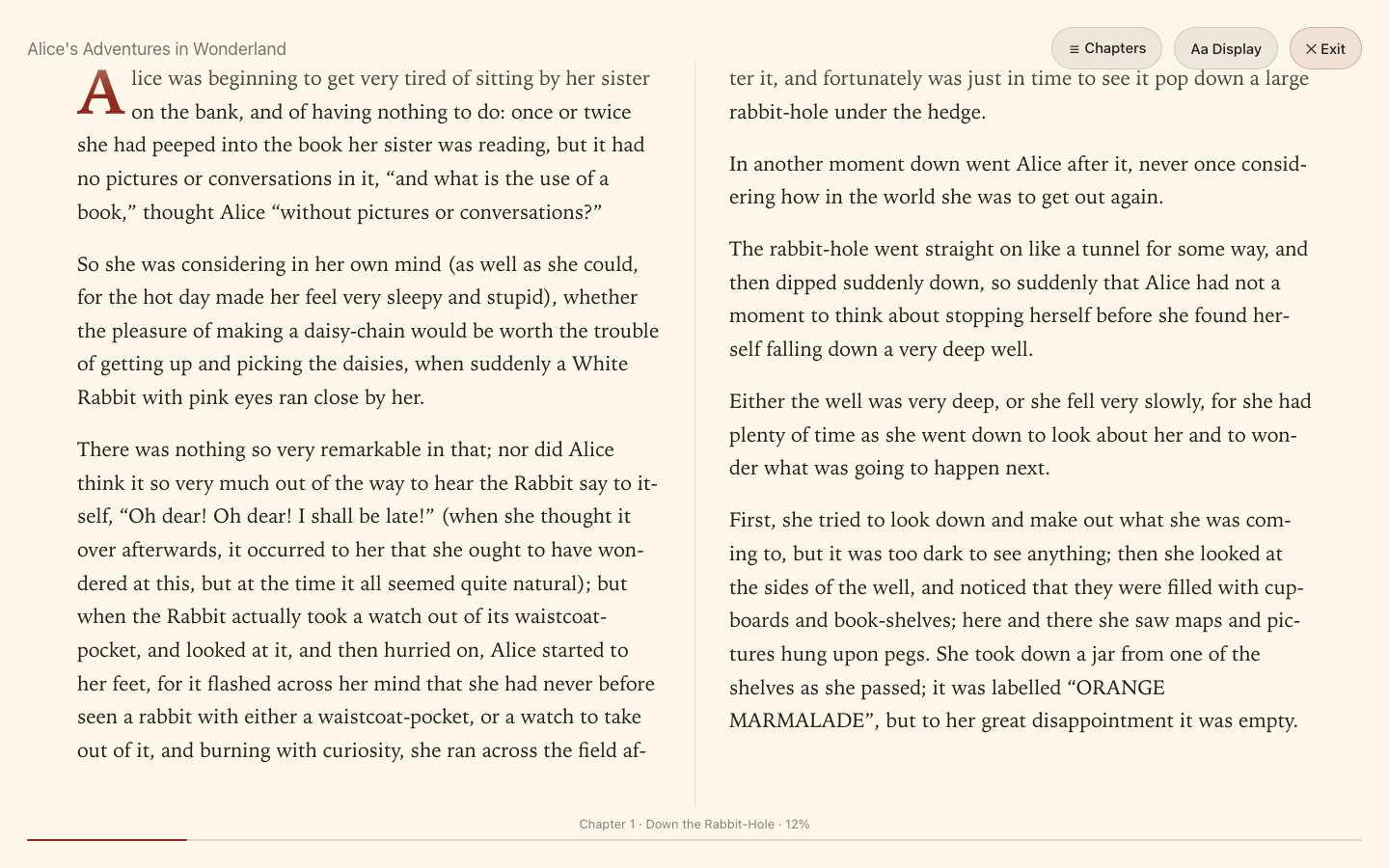reader-fullscreen-chrome screenshot