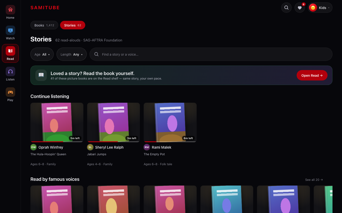 stories screenshot